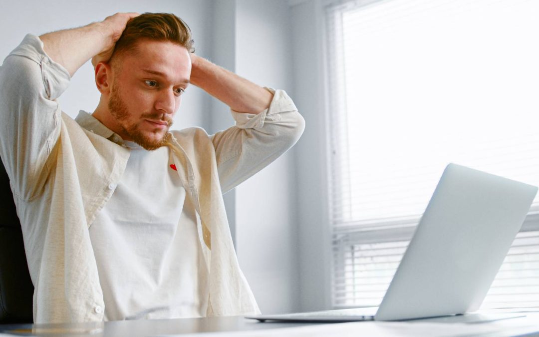 guy struggling with adhd